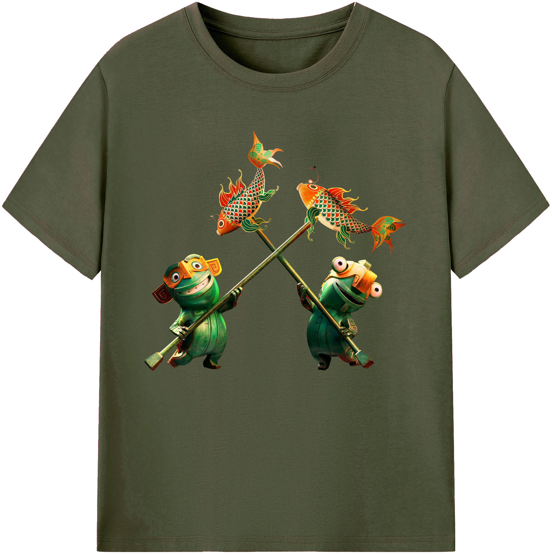 （画像用） Ne Zha 2 ナタ 魔童の大暴れ 綿100％ メンズ半袖Tシャツ｜肌触りやわらか＆通気性